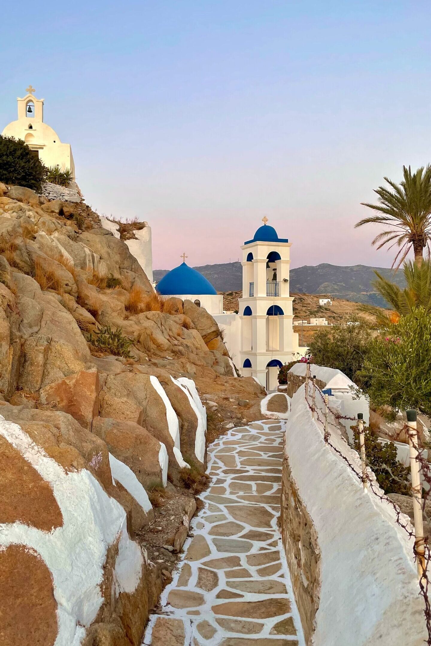 Mykonos church in the aegean architectural style